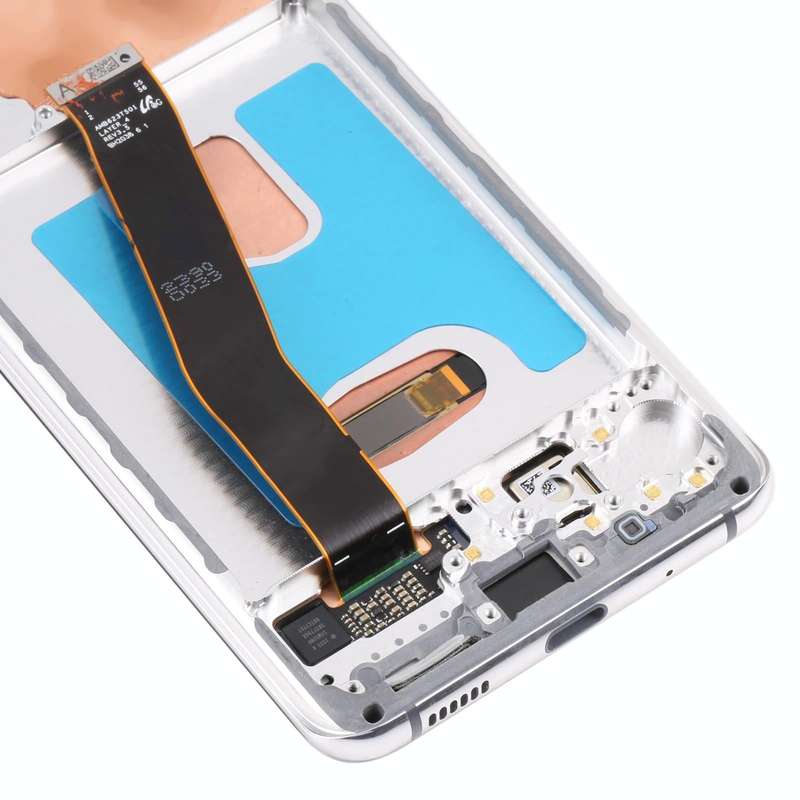 Original Dynamic AMOLED Material LCD Screen and Digitizer Full Assembly with Frame for Samsung Ga...