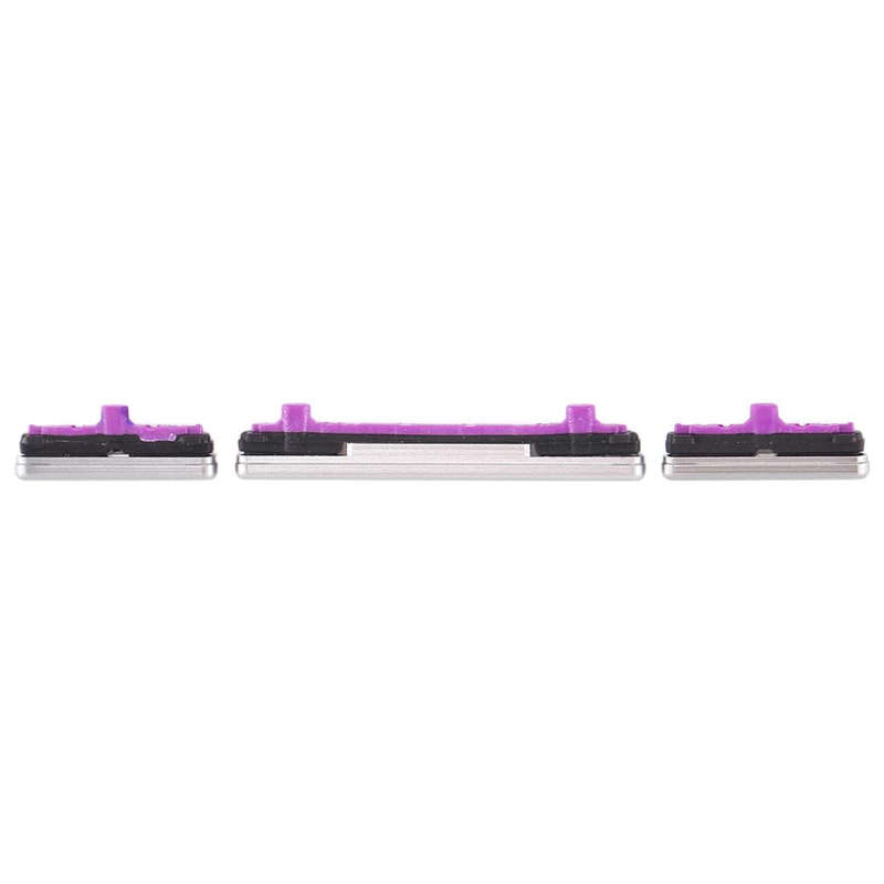 For Galaxy S10 / Galaxy S10+ 10 Set Side Keys(Silver)