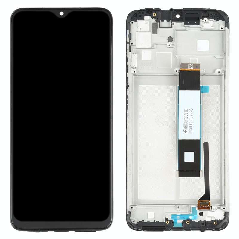 LCD Screen and Digitizer Full Assembly with Frame for Xiaomi Redmi Note 9 4G / Poco M3 / Redmi 9 ...