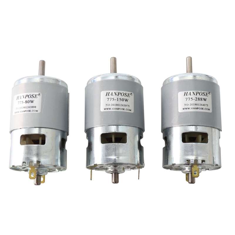 HANPOSE 895-360W Durable Spindle DC Motor Lawn Mower Motor