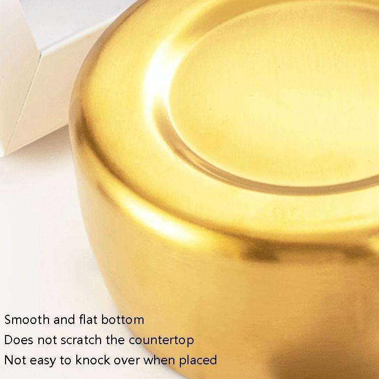 Thickened Stainless Steel Ashtray Windproof And Drop-Proof Ashtray, Specification: Small(Black)
