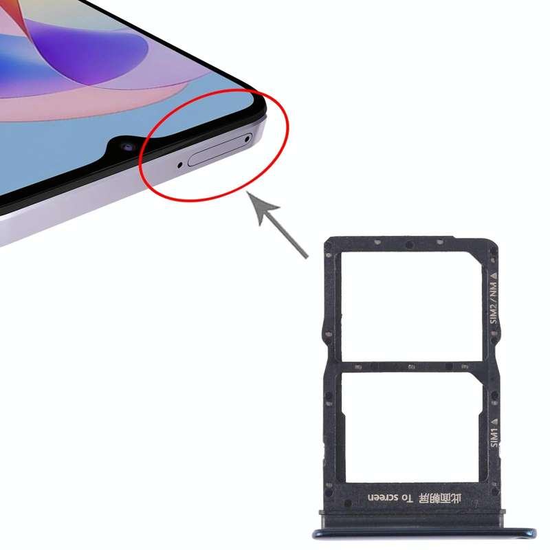 For Honor X10 Pro SIM + SIM / NM Card Tray (Blue)