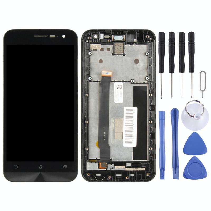 OEM LCD Screen for Asus Zenfone 2 ZE500CL Z00D Digitizer Full Assembly with FrameBlack)
