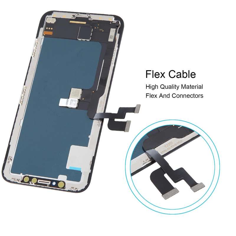 Soft OLED LCD Screen For iPhone X with Digitizer Full Assembly
