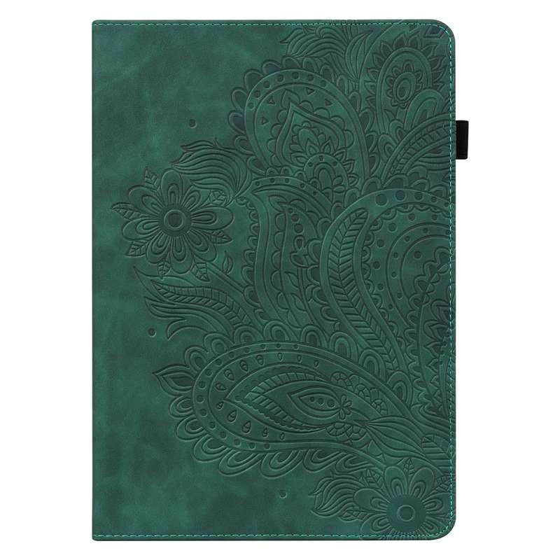 For Samsung Galaxy Tab S2 9.7 T815 Peacock Embossed Pattern TPU + PU Horizontal Flip Leather Case...