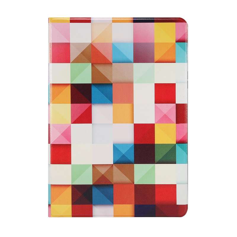 For Samsung Galaxy Tab S8 / Tab S7 Painted Voltage Pen Slot Tablet Smart Case(Fantasy Cube)
