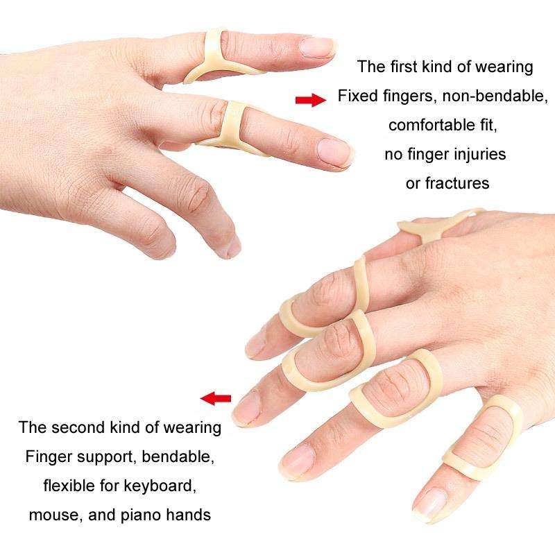 Finger Splint Fixation Ring Joint Bending Protection Fixator, Specification: Size 6