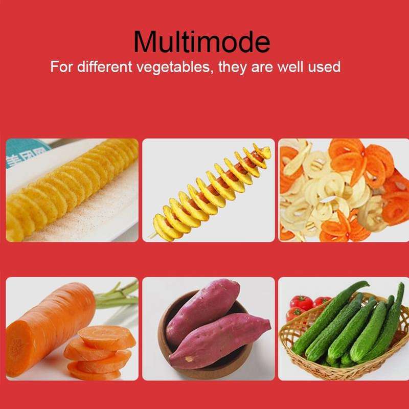 528-6 Popular Tornado Potato Slicer Manual Twist Spiral Potato Cutter Whirlwind Potatoes Machine ...