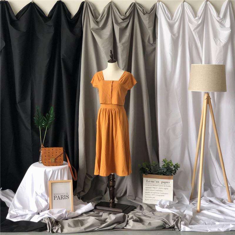 1 x 2.4m Photo Background Cloth Increased Widened Photography Cloth Live Broadcast Solid Color Cl...