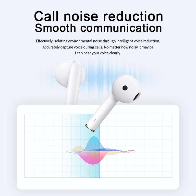 Honor Earbuds X5 Semi-in-ear Smart Call Noise Reduction Wireless Bluetooth Earphones(Coral Pink)
