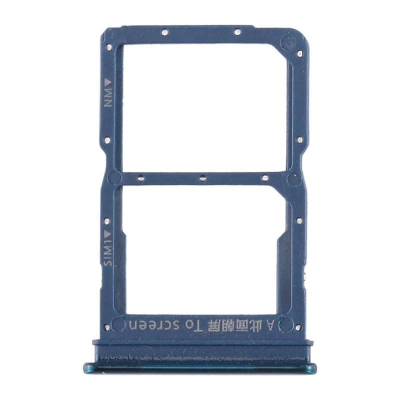 SIM Card Tray + NM Card Tray for Huawei Enjoy 10s / Honor Play 4T Pro (Green)
