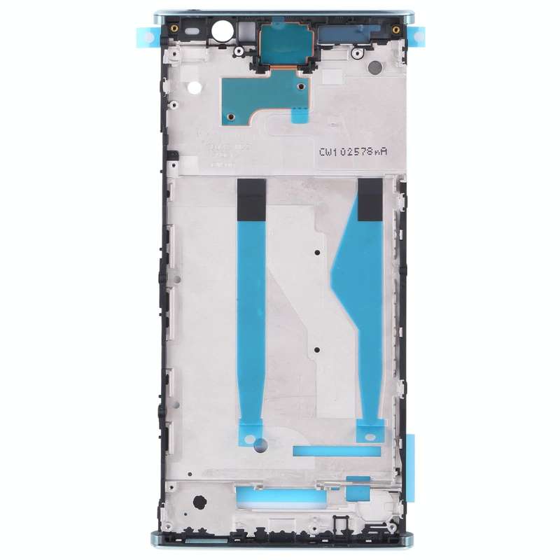 Front Housing LCD Frame Bezel for Sony Xperia XA2 Plus(Blue)