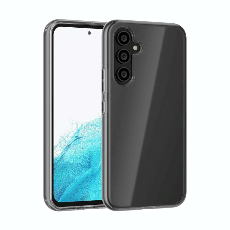 For Samsung Galaxy A54 5G EU Shockproof Terminator Style Glitter Powder Phone Case(Transparent Bl...