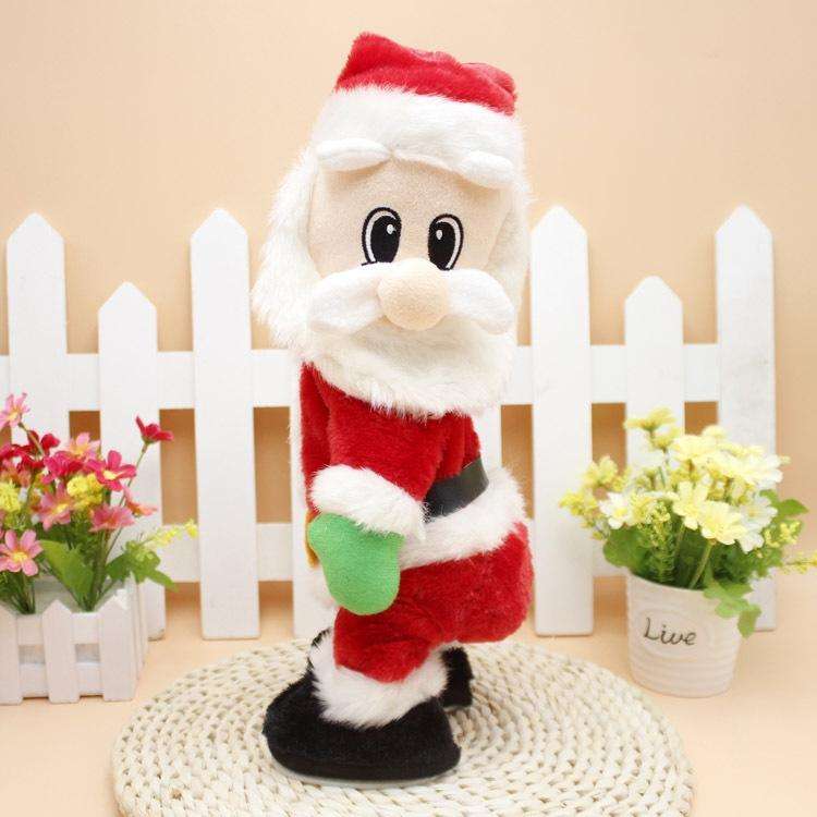 Electric Twisted Fart Shake Hips Santa Claus With Music Christmas Novel Birthday Gift(Santa Claus)