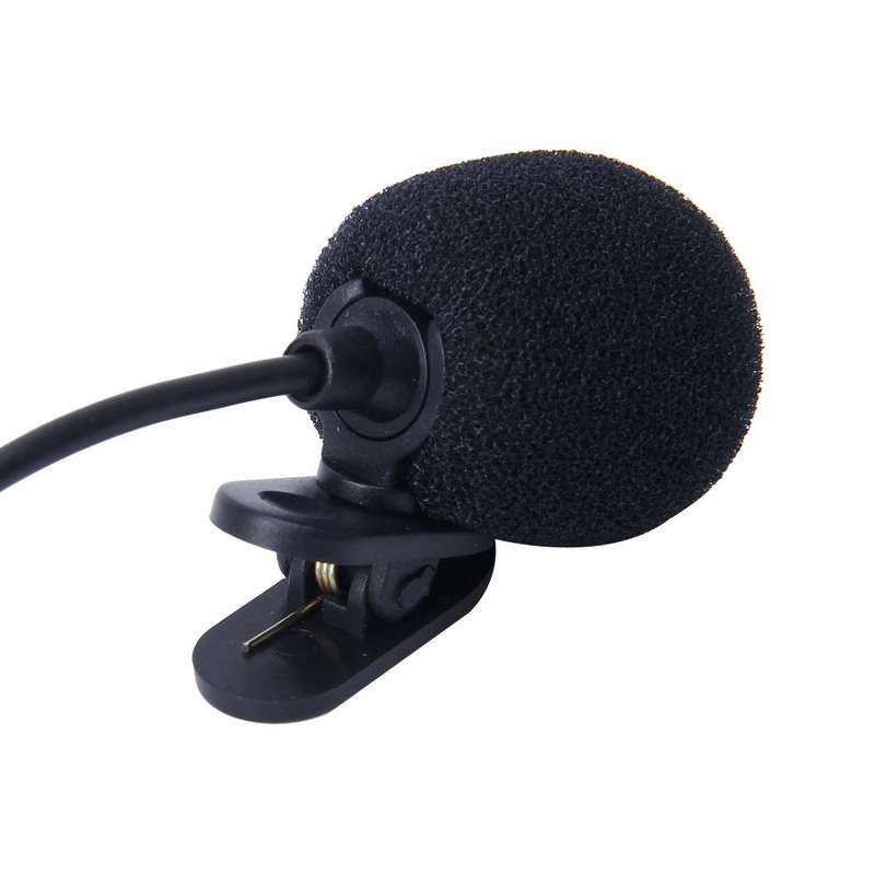 Car Audio Microphone 3.5mm Jack Plug Mic Stereo Mini Wired External Clip Microphone Player for Au...