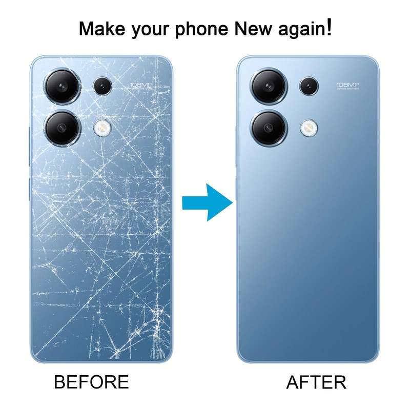 For Xiaomi Redmi Note 13 4G Original Battery Back Cover(Blue)