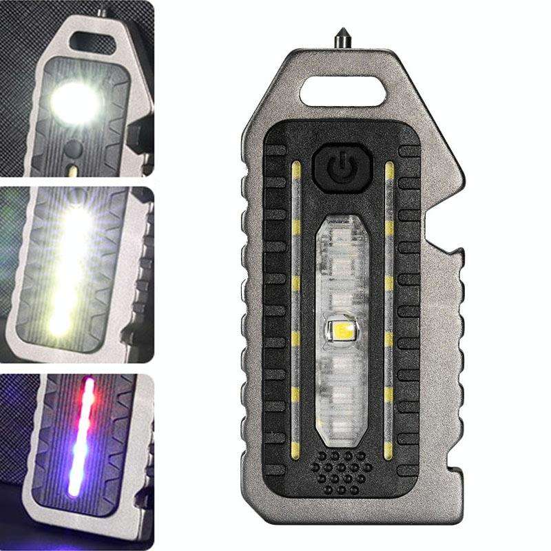 E-SMARTER W5135 Mini Keychain Strong Light Portable Flashlight(Tarnish)