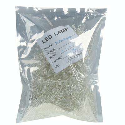 1000 PCS 3mm Water Clear LED Lamp(Blue Light)