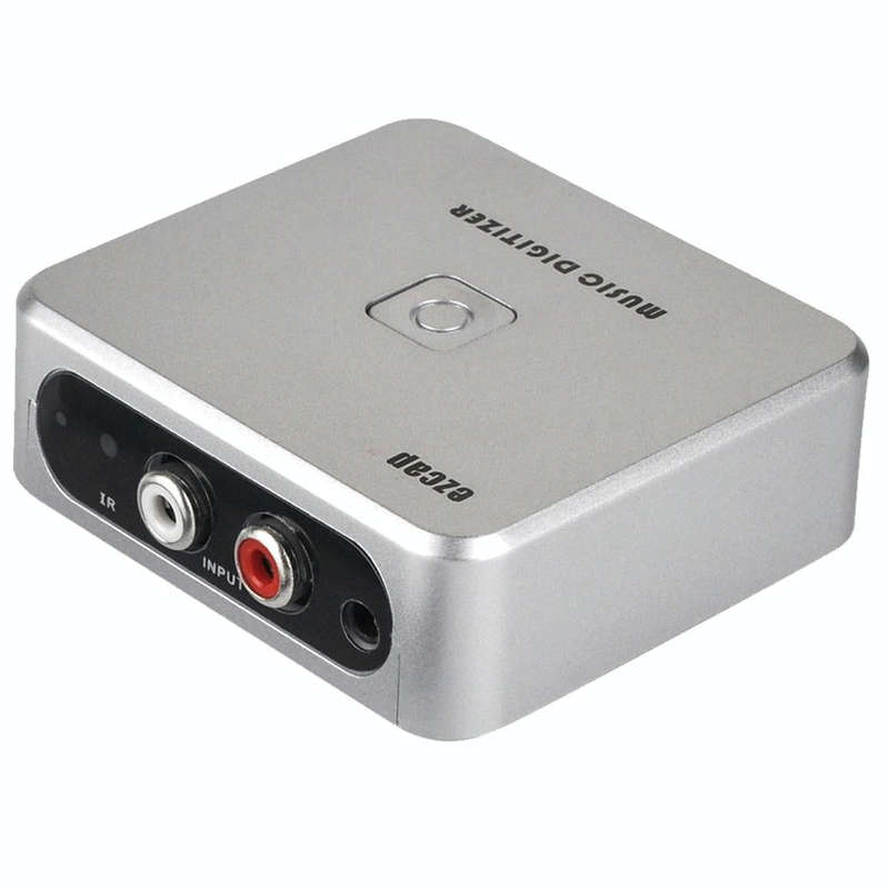 EZCAP241 Audio Capture Recorder Adapter Card, 3.5mm RCA R/L Analog Audio to MP3 Music Digitizer C...