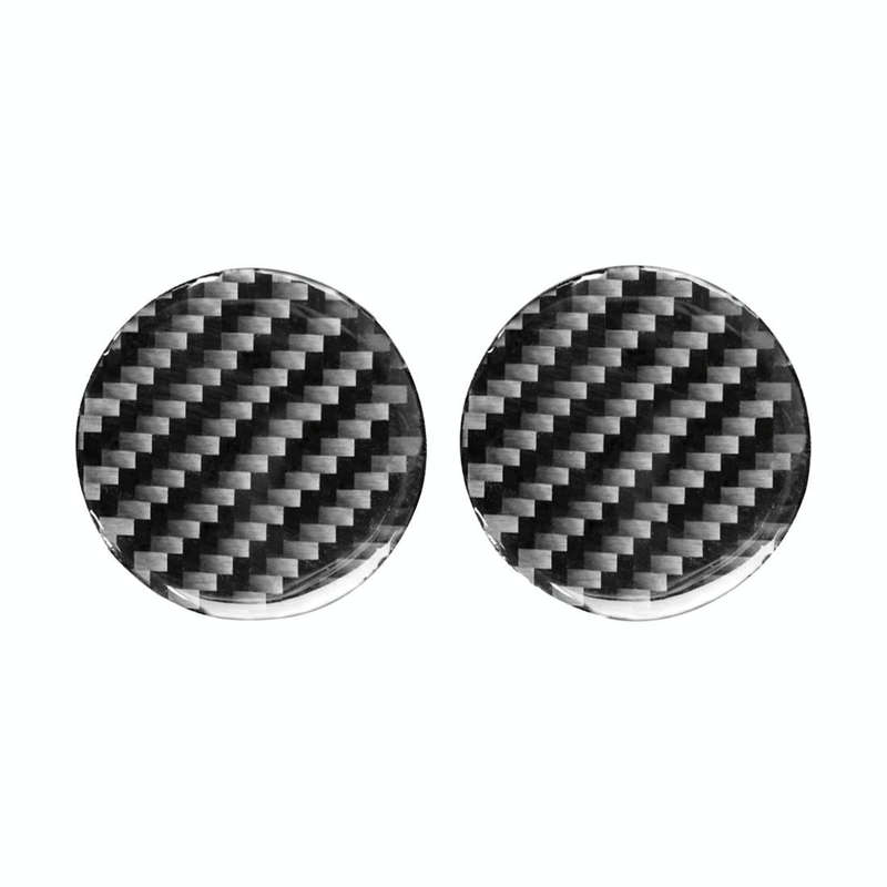 Car Carbon Fiber Water Cup Holder Mat for Land Rover Discovery 4 2010-2016, Left and Right Drive ...
