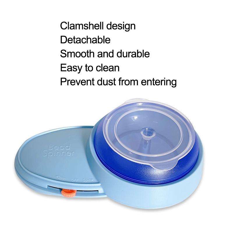 DIY Fast Electric Beading Machine(Blue Host+Beads Bowl x3+Steel Wire x 2+Line x 1)