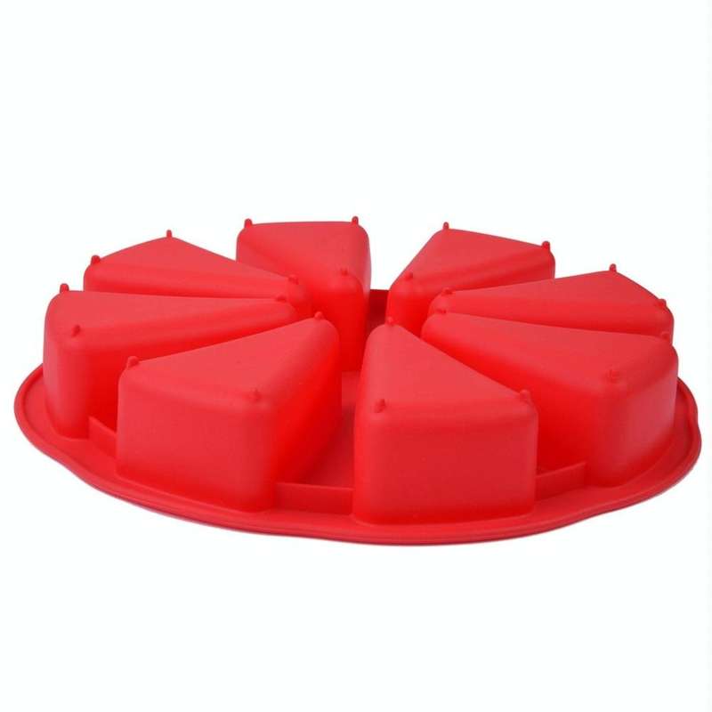 DIY Silicone Eight-point Triangle Mould Silicone Cake Mold Baking Tool, Random Color Delivery(274...