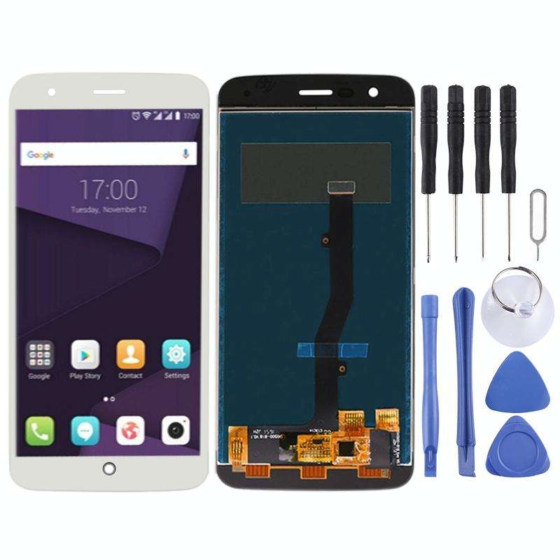 OEM LCD Screen for ZTE Blade V8 Lite with Digitizer Full Assembly (White)