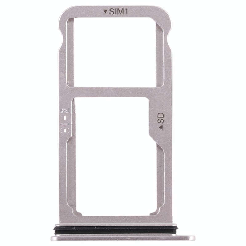 SIM Card Tray + SIM Card Tray / Micro SD Card for Huawei Mate 10 (Silver)
