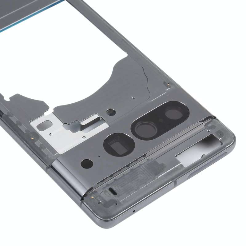 For Google Pixel 7 Front Housing LCD Frame Bezel Plate(Black)