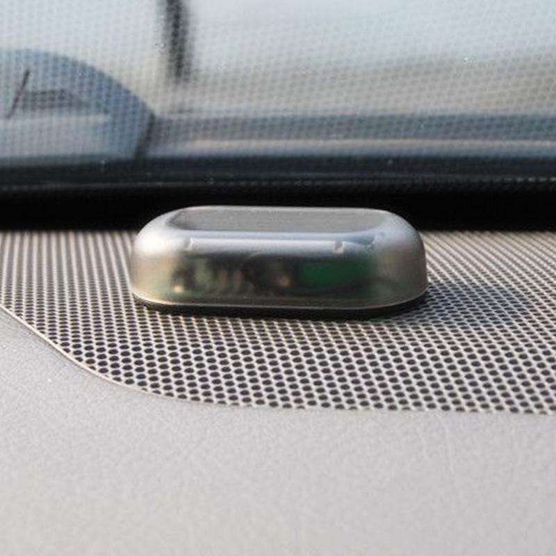 LQ-S10 Car Solar Power Simulated Dummy Alarm Warning Anti-Theft LED Flashing Security Light Fake ...