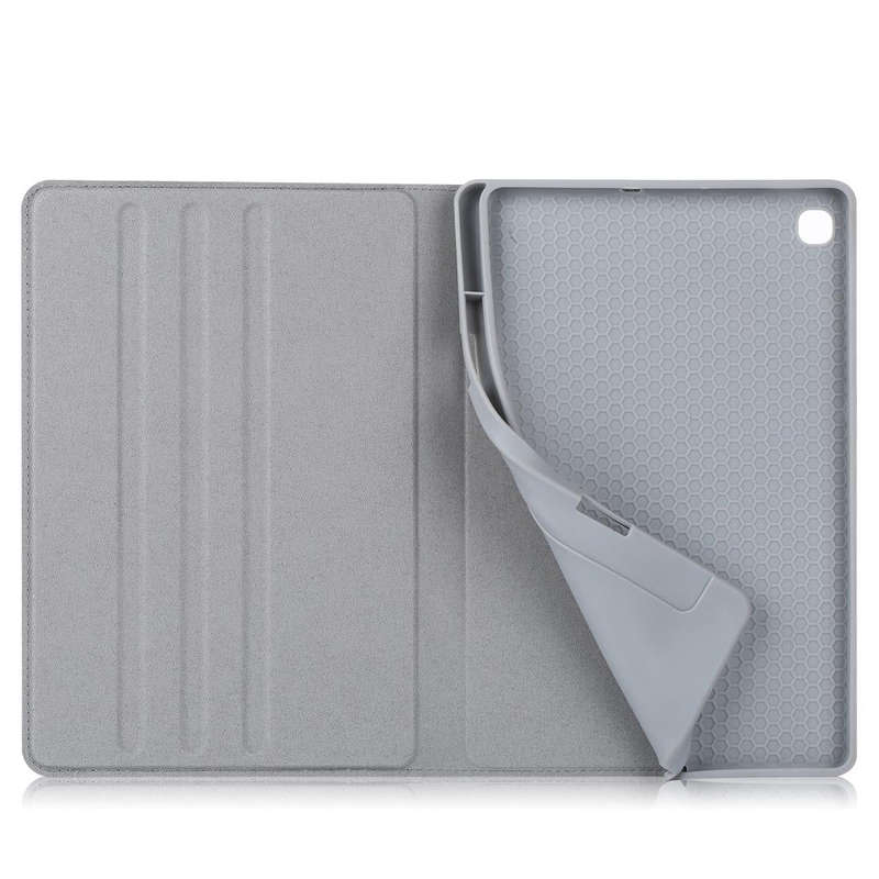 For Samsung Galaxy Tab S6 Lite P610/P615 Marble Cloth Texture TPU Horizontal Flip Leather Case wi...