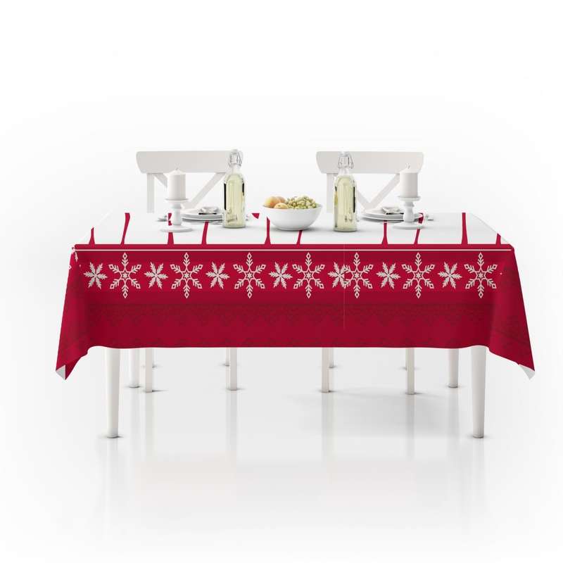 Household Rectangular Tablecloth Christmas Dining Coffee Table Cloth Decoration, Size:140x140cm(C...