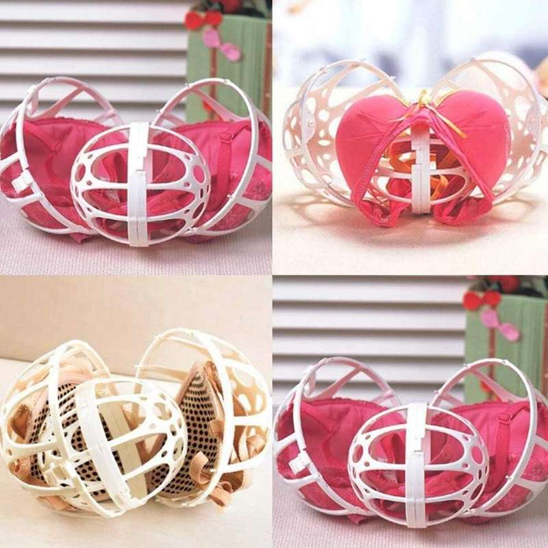 Fashionable Bubble Bra Washer Baby Laundry Aid Saver Washing Ball(White)