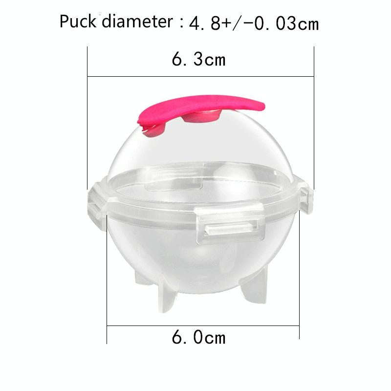 12 PCS Whiskey Ice Ball Mold Silicone PP Round Ice Tray Random Color Delivery, Style:Detachable C...