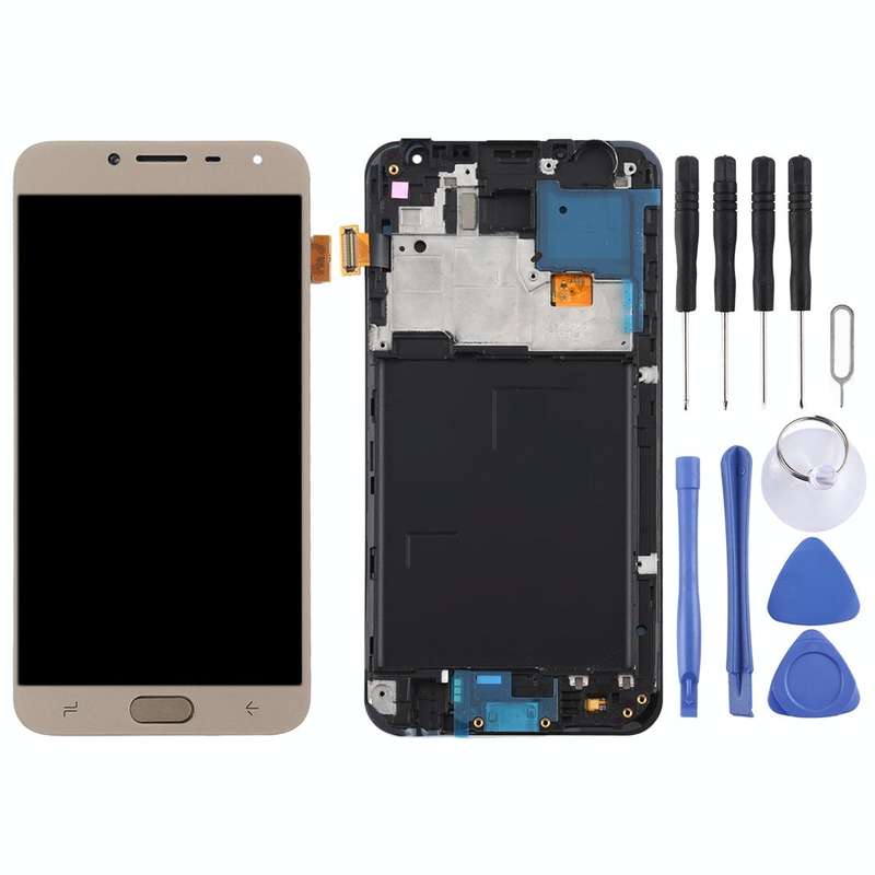 TFT LCD Screen for Galaxy J4 J400F/DS Digitizer Full Assembly with Frame (Gold)