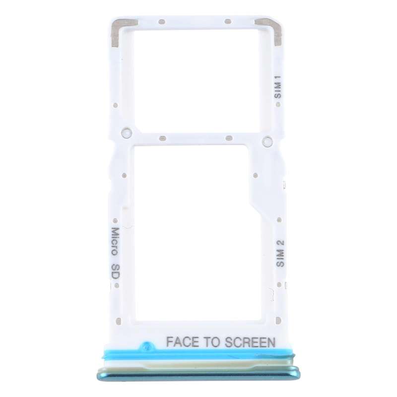 SIM Card Tray + SIM Card Tray / Micro SD Card Tray for Xiaomi Mi 10T Lite 5G (Green)