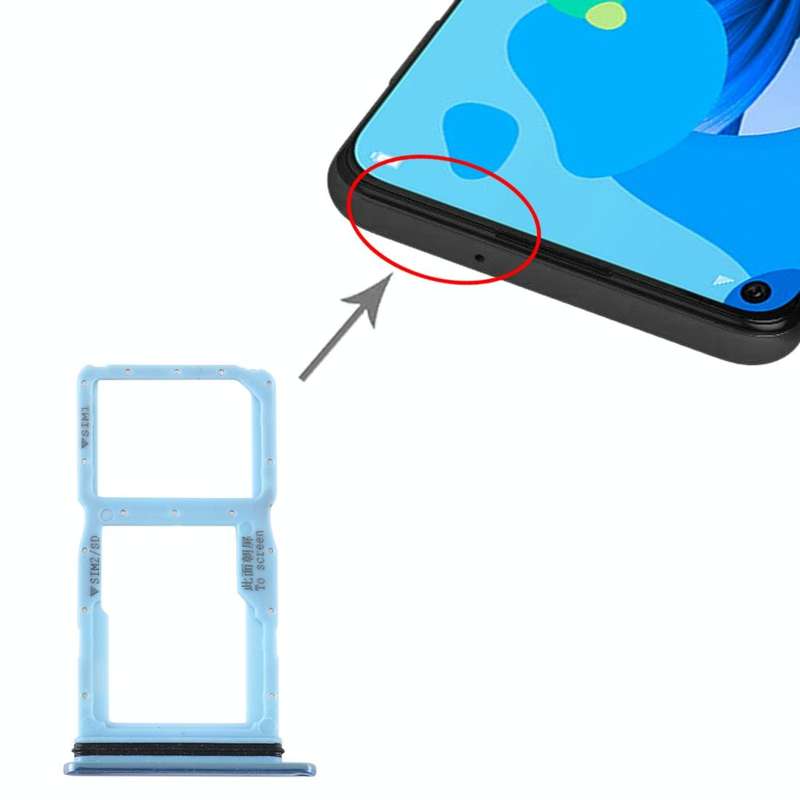 SIM Card Tray + SIM Card Tray / Micro SD Card Tray for Huawei P20 Lite (2019) (Twilight)