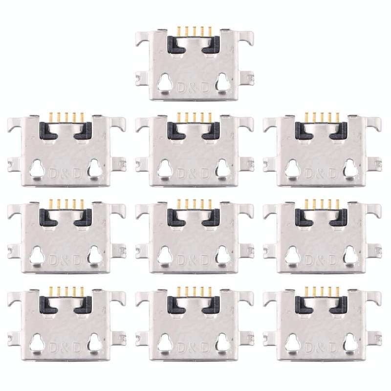 10 PCS Charging Port Connector for Xiaomi Redmi 7 / Redmi 7A