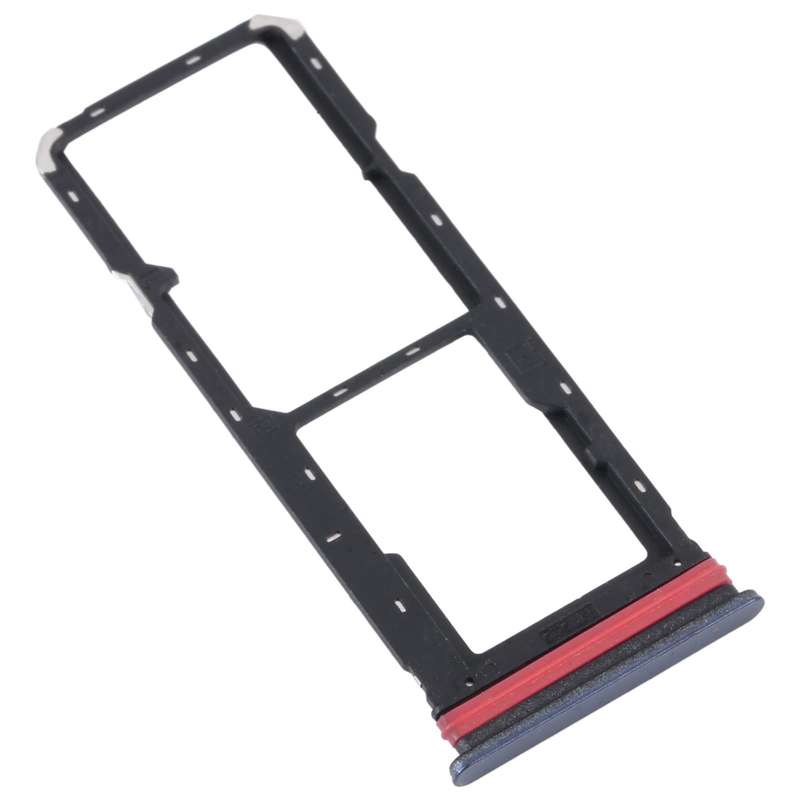 For vivo Y35 4G SIM Card Tray + SIM Card Tray + Micro SD Card Tray (Black)