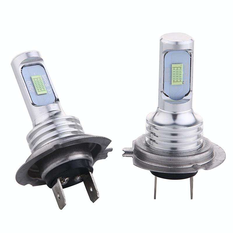 2 PCS H7 72W 1000LM 6000-6500K Super Bright White Light Car Fog LED Bulbs, DC 12-24V (Ice Blue Li...