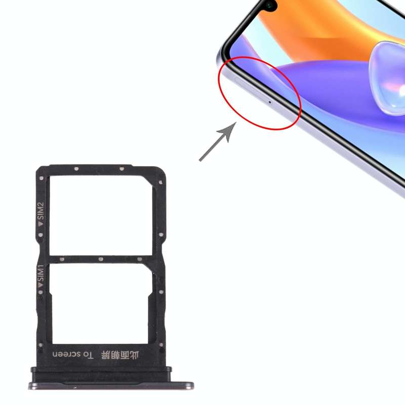 SIM Card Tray + SIM Card Tray for Honor Play5 5G (Silver)