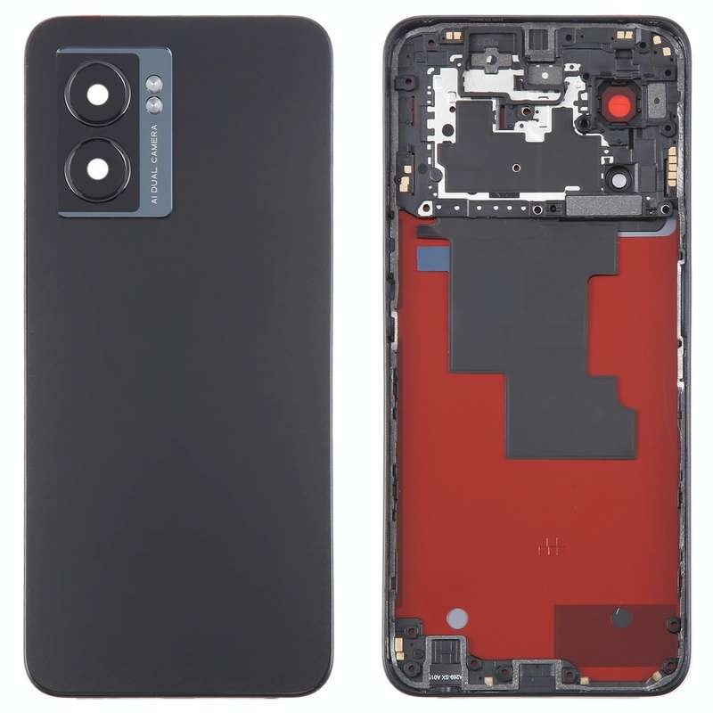 For OPPO A57 Original Battery Back Cover with Middle Frame(Black)