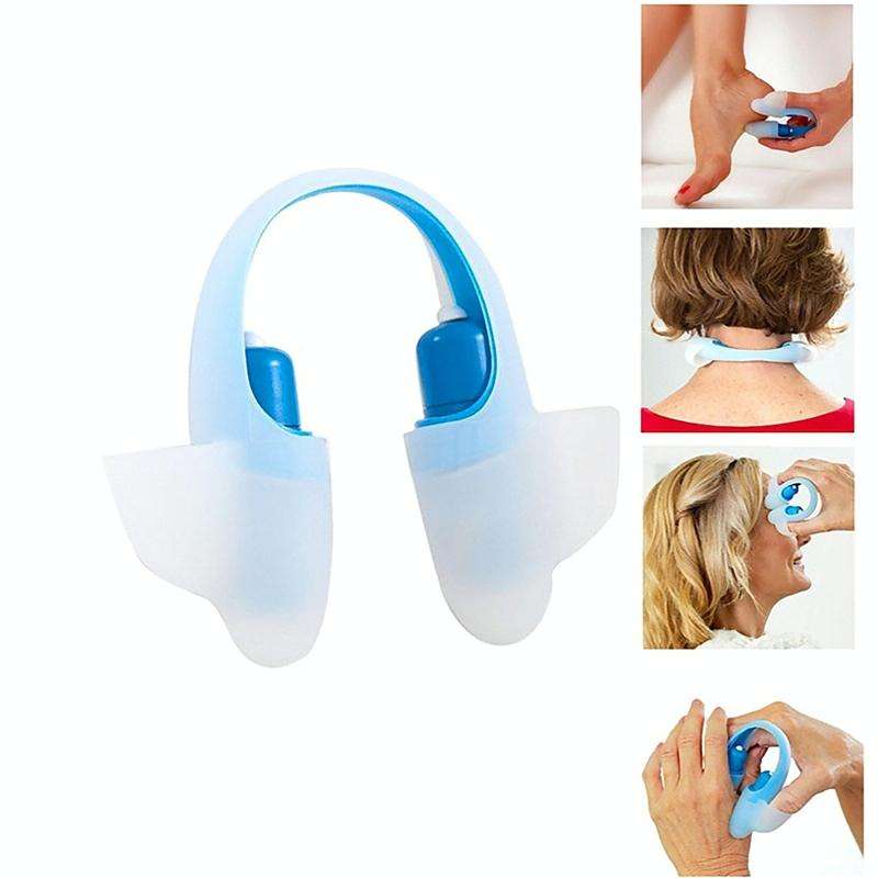UTOUCH Finger Face and Neck Mini Massager Body Acupressure(Blue)
