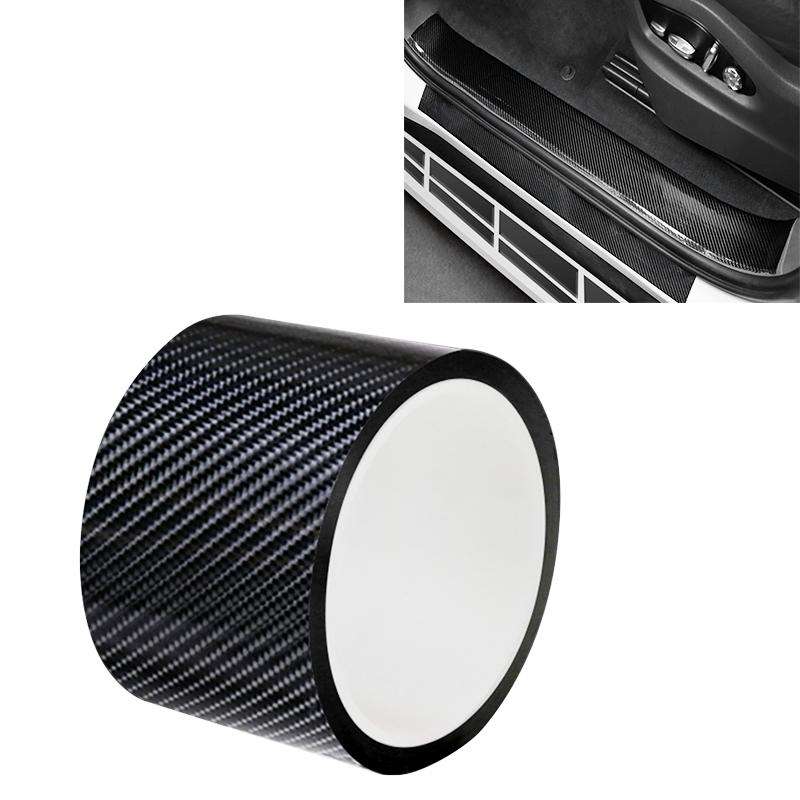 Universal Car Carbon Fiber Door Anti-collision Strip Protection Guards Trims Stickers Tape, Size:...