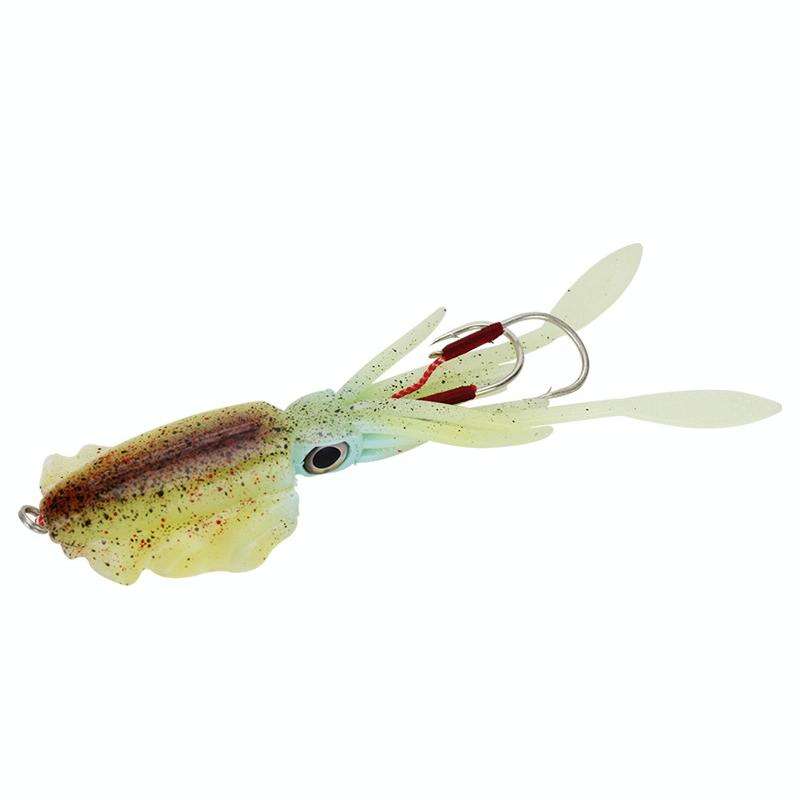 15cm 60g Sea Fishing Fake Bait Deep Sea Squid Soft Bait, Style: A1051 With Lead