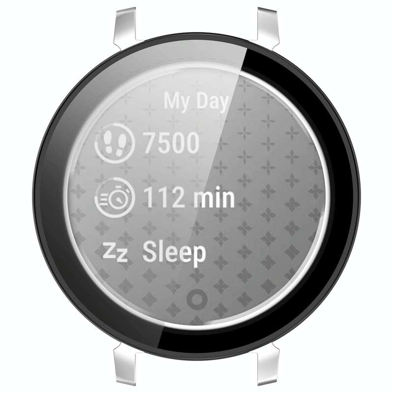 For Garmin Lily 2 PC + Tempered Film Integrated Watch Protective Case(Black)
