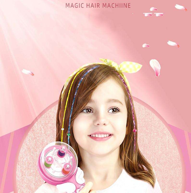 Magic Hair Braiding Device Variety Girl Toy Hair Accessories Set Electric Hair Braiding Device Sm...