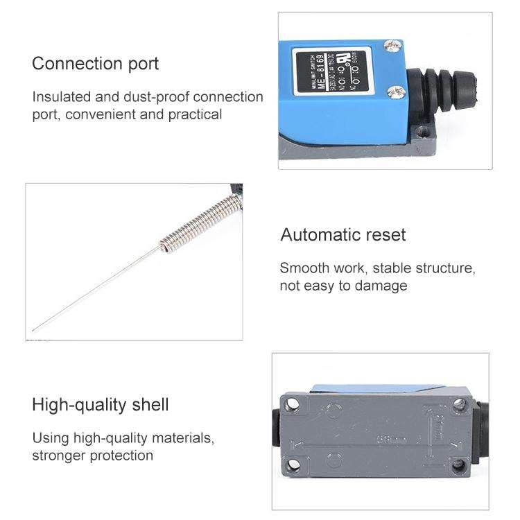 ME-8169 Electrical Wobble Stick Arm Lever Mini Limit Switch(Blue)