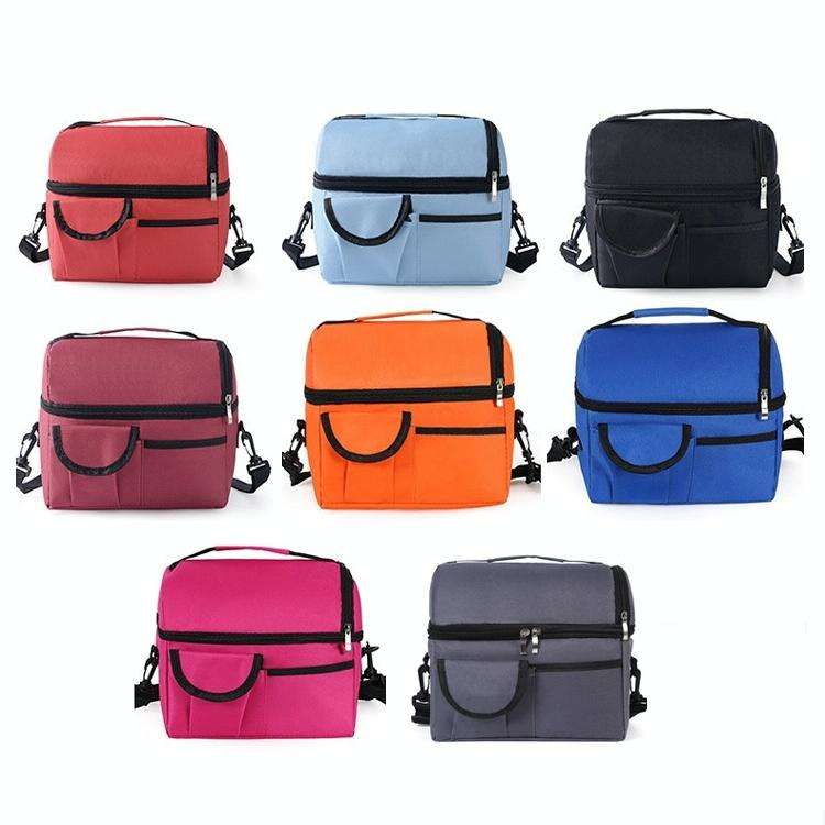 Double Insulation Bag Breast Milk Fresh Bag Bottle Mummy Bag(Wine Red)