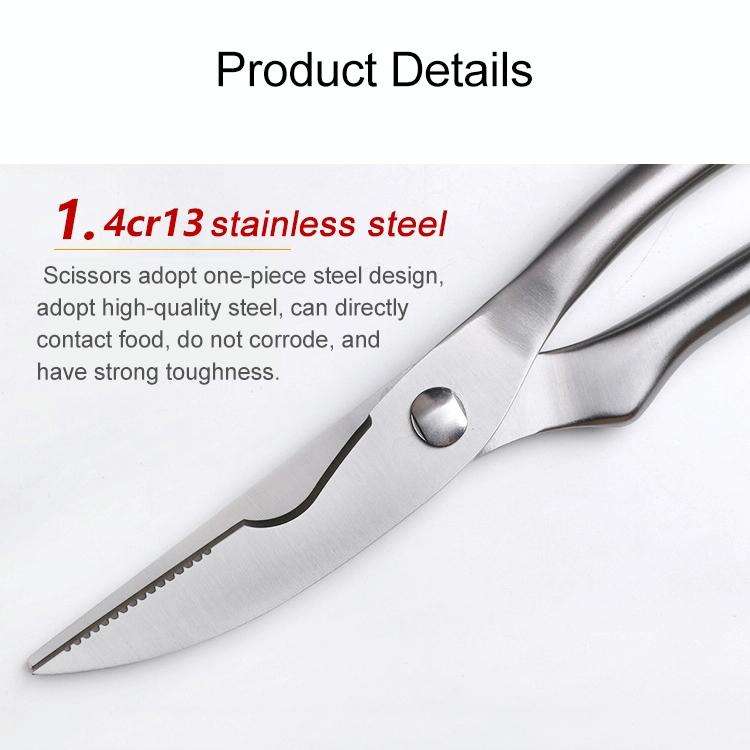10 inch Kitchen Poultry Fish Chicken Bone Stainless Steel Cutter Cook Gadget Shear, Case Package